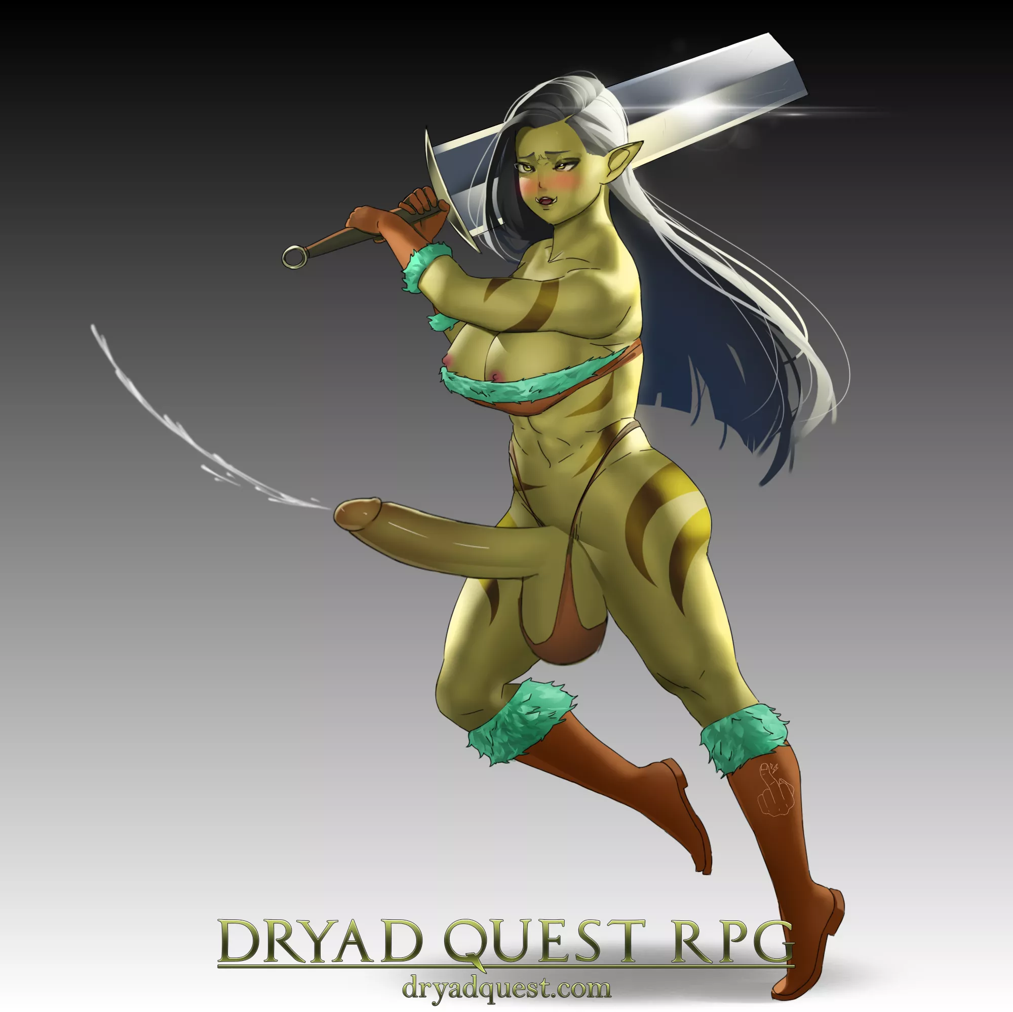 Our orc can be rough and spicy (Dryad Quest)