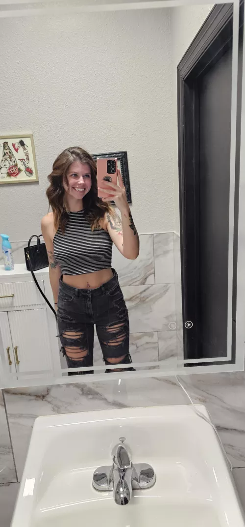 People must have really liked my shirt, they kept looking at it. 