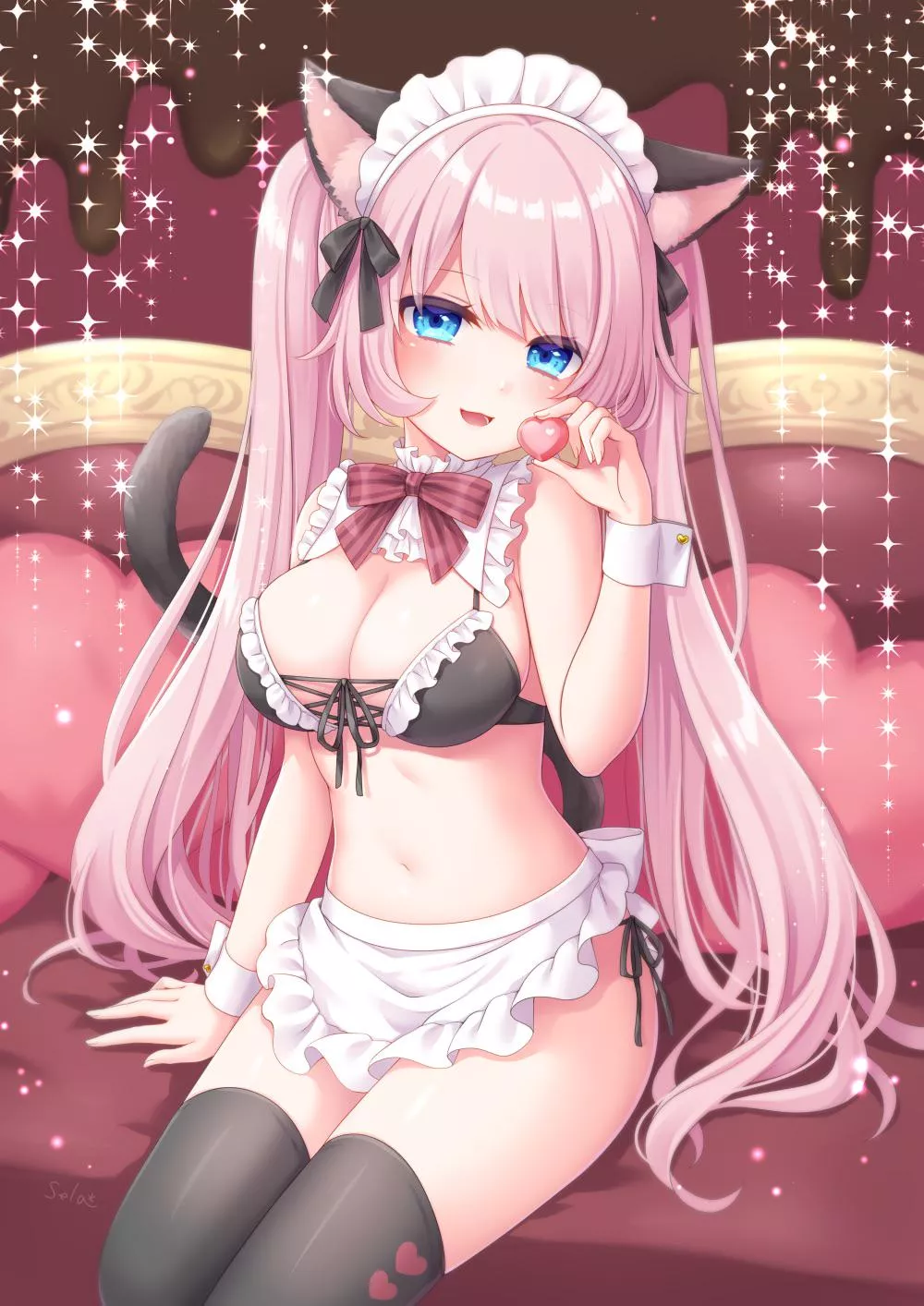 Pink Neko maid (Sela)