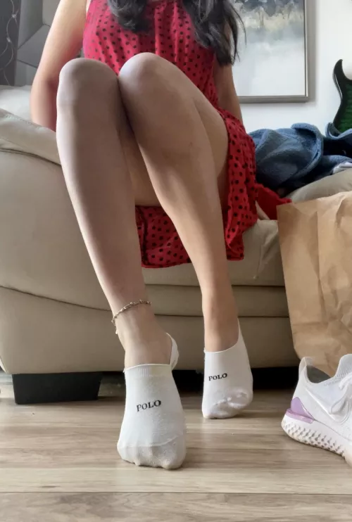 [Selling][US] I know you wanna sniff my used smelly socks, naughty boy 💜