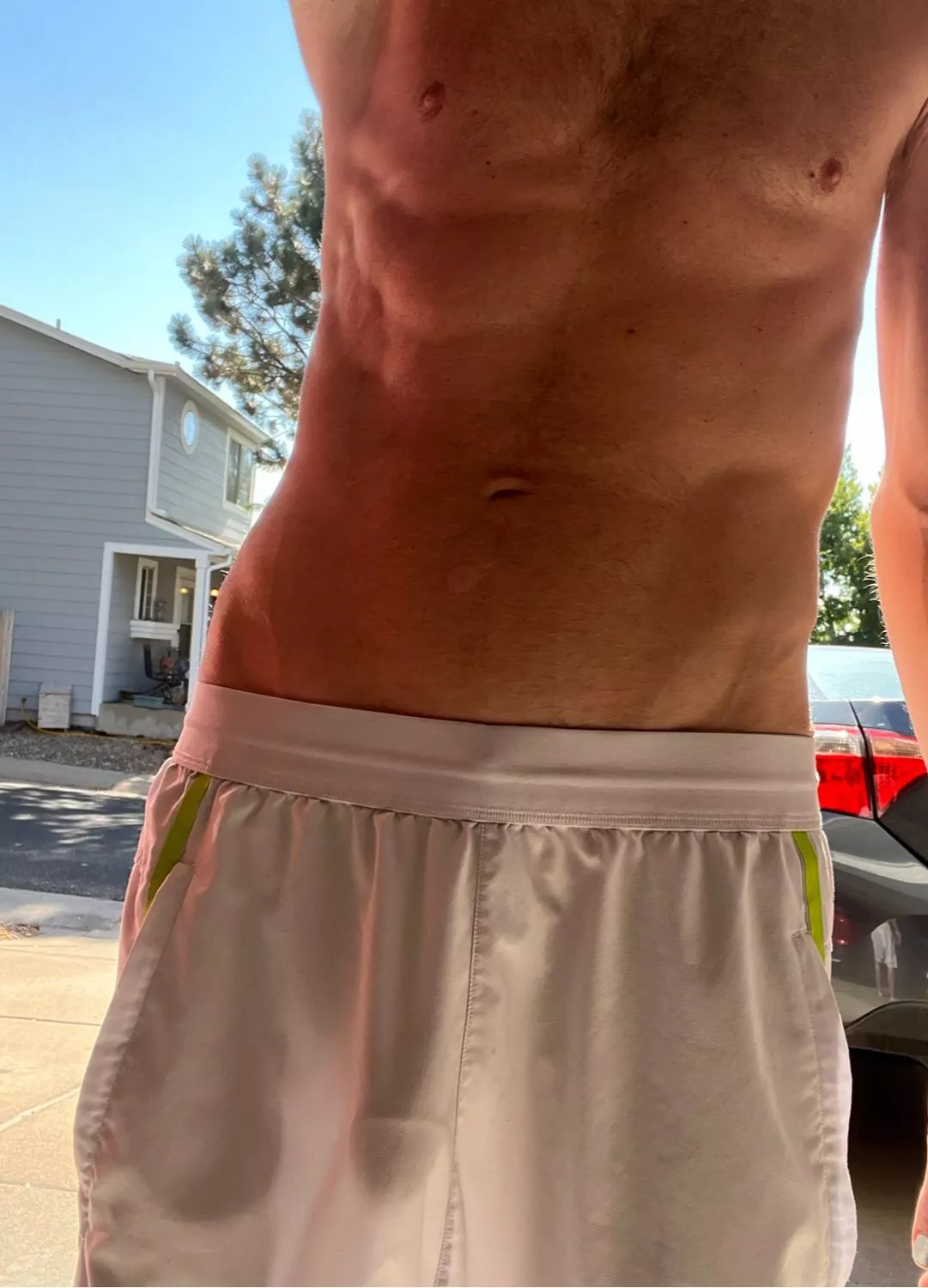 The gas station guy just told me that my shorts are see-through. LMAO. He said he had no complaints though.