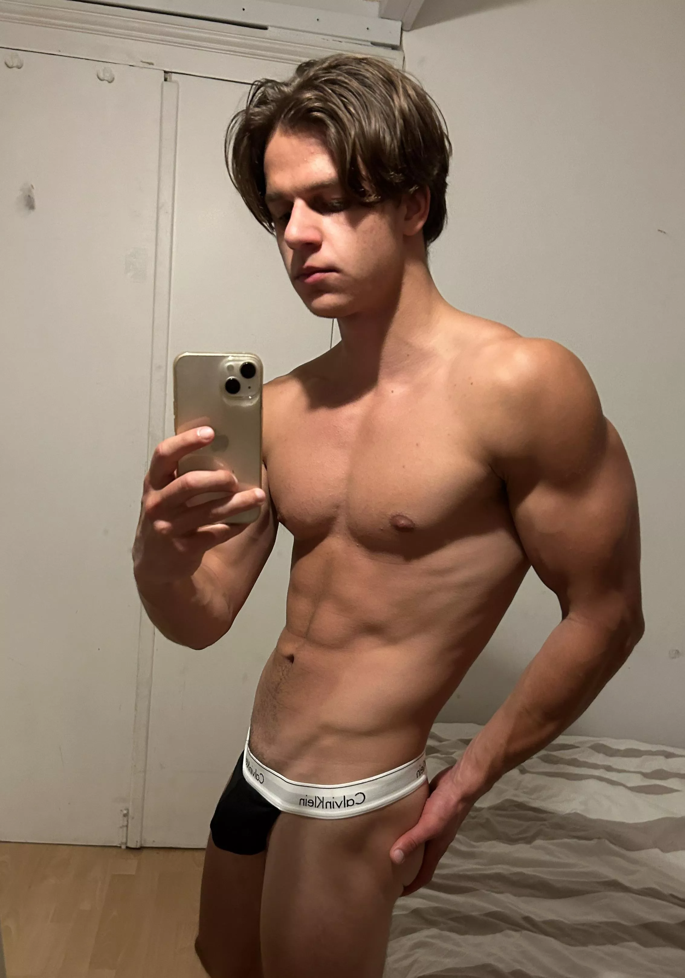 Wanna take my jock off?