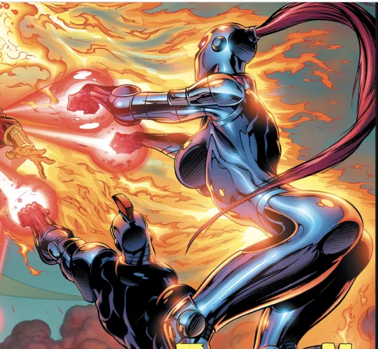 A very curvaceous Atomic Knight [Countdown to Final Crisis 2007, #25]