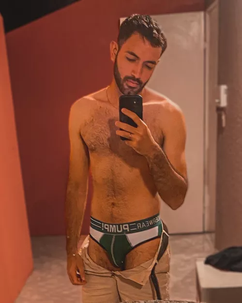 About to take a shower.