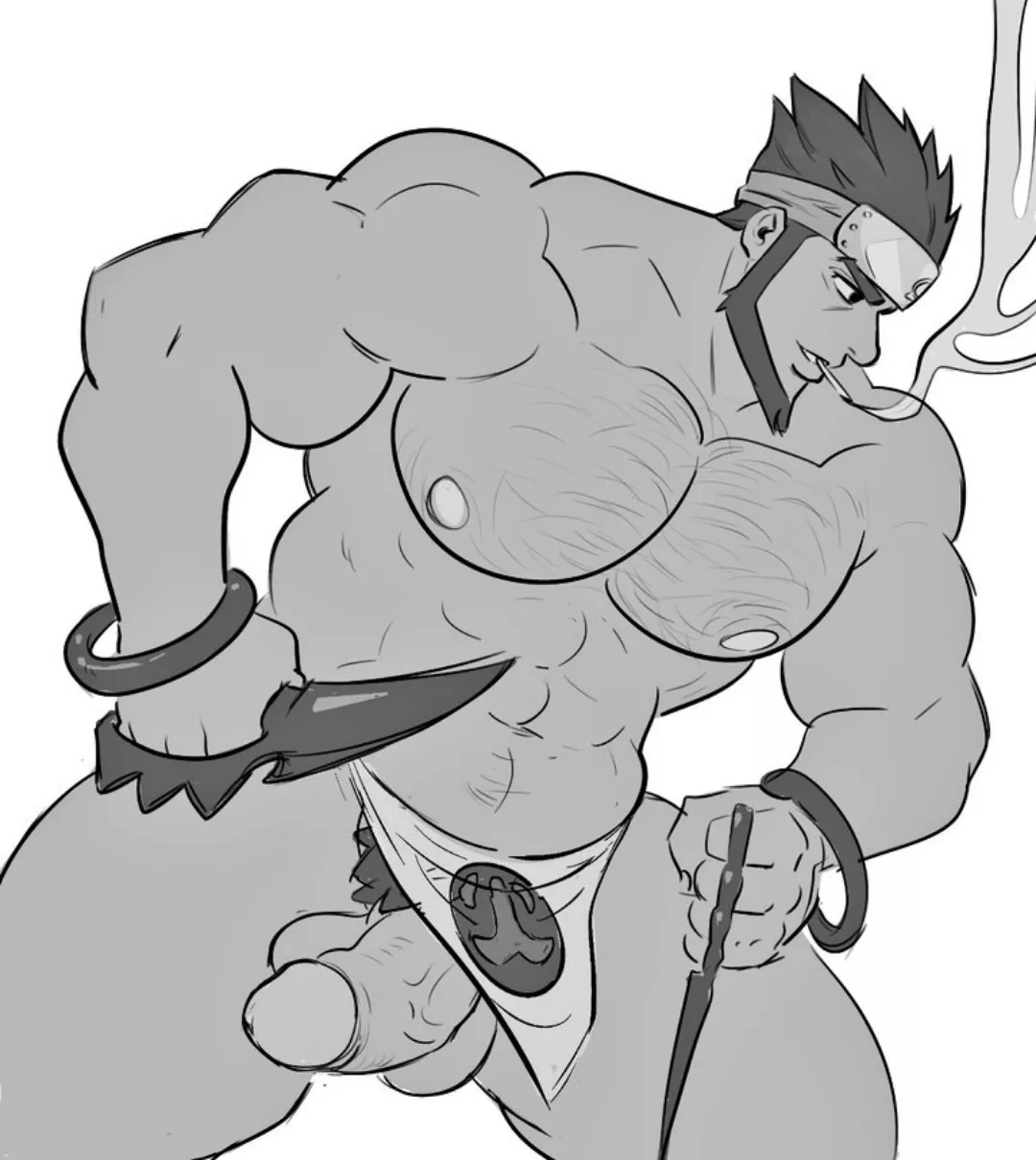 Asuma sensei 🫠 (by @toxosalvaxe)