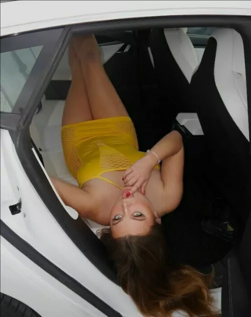 Feeling elegant in my dress