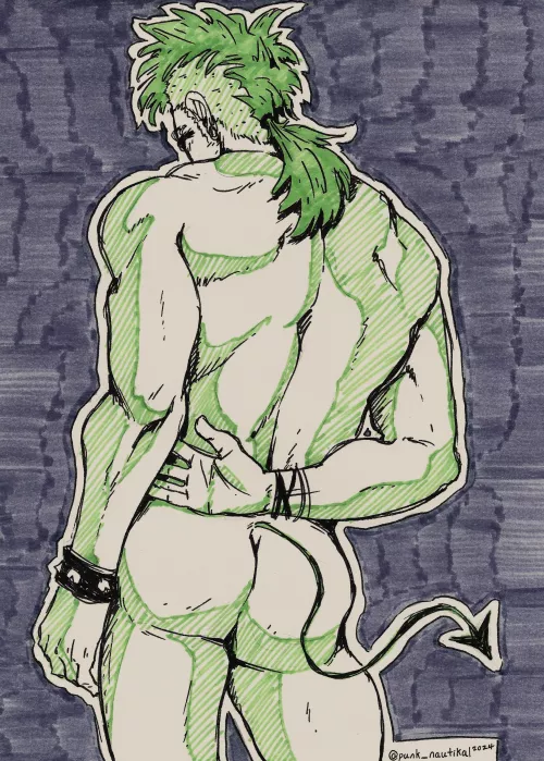 Green Devil Punk's Behind