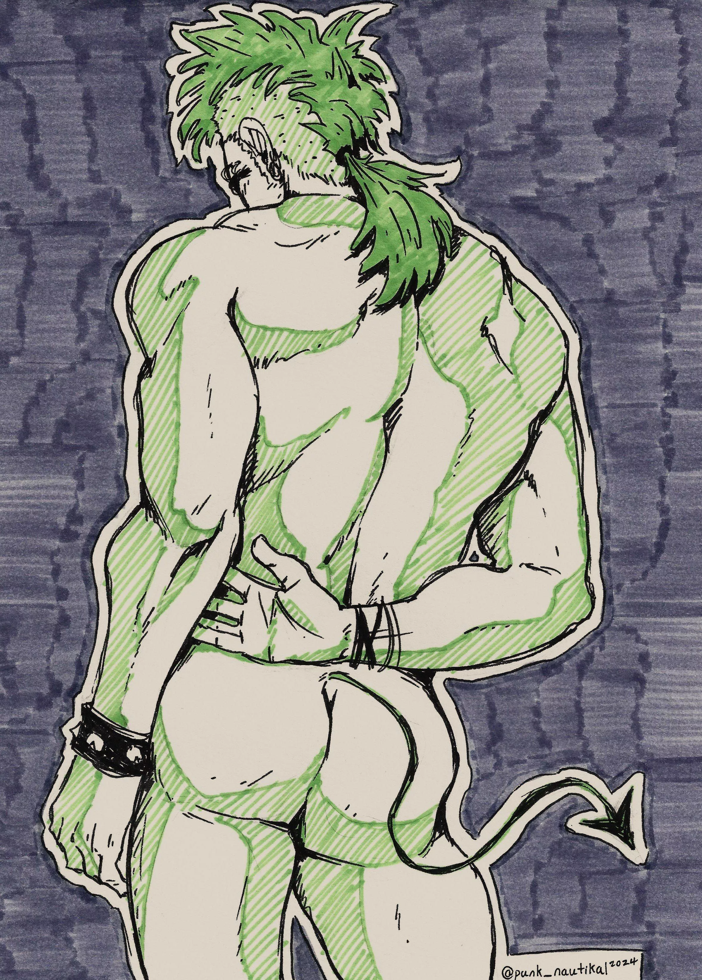 Green Devil Punk's Behind