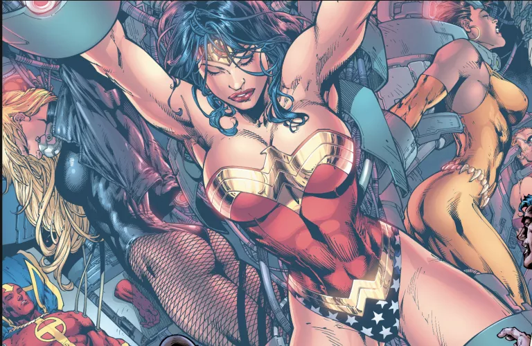 Heriones captured [Justice League of America 2006, #14]