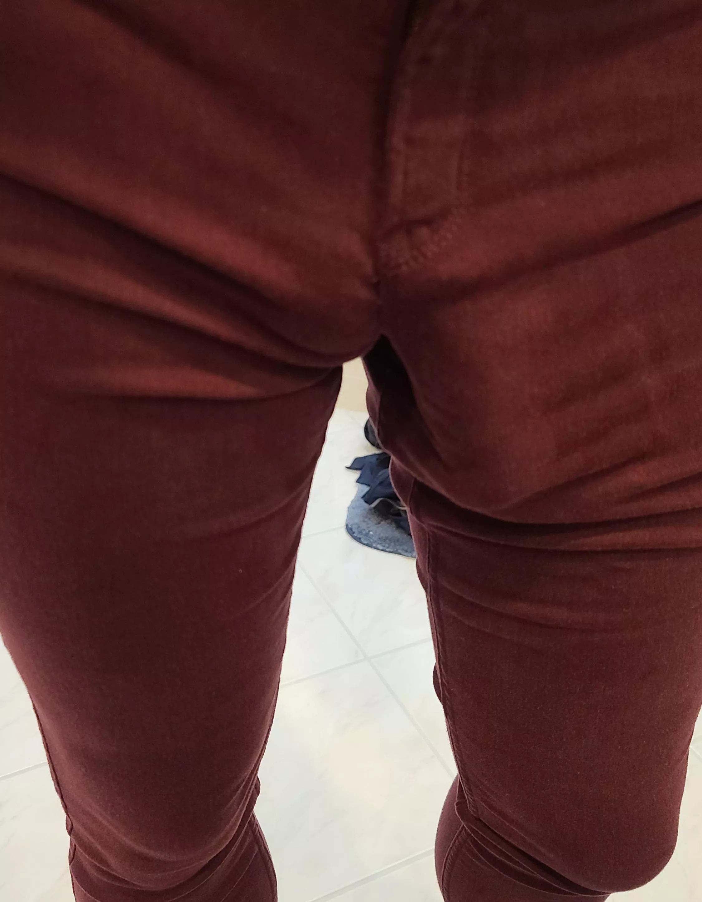 Just a big soft cock in way too tight pants 