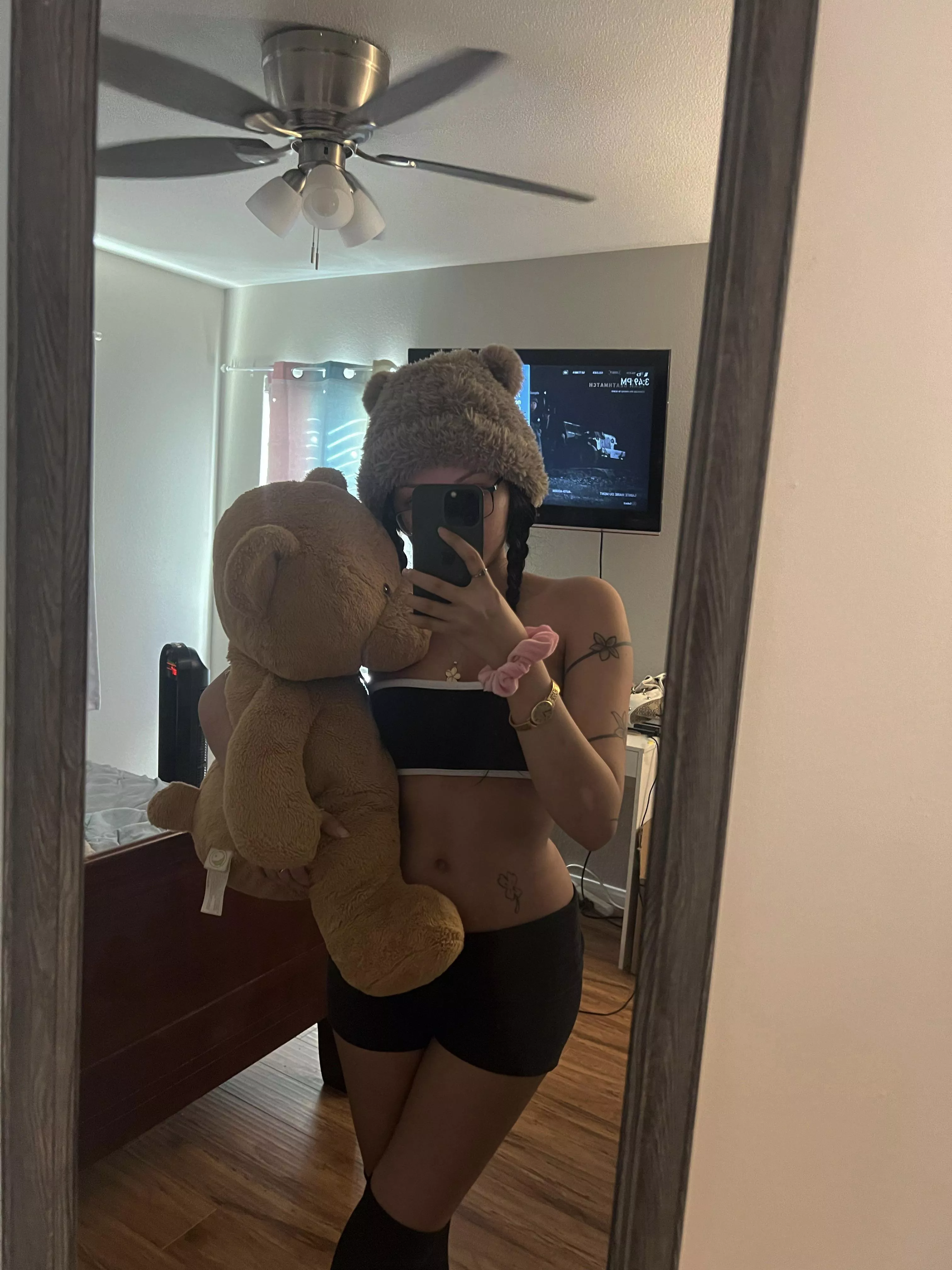 Mr. Kuma & I say hi!!!🧸