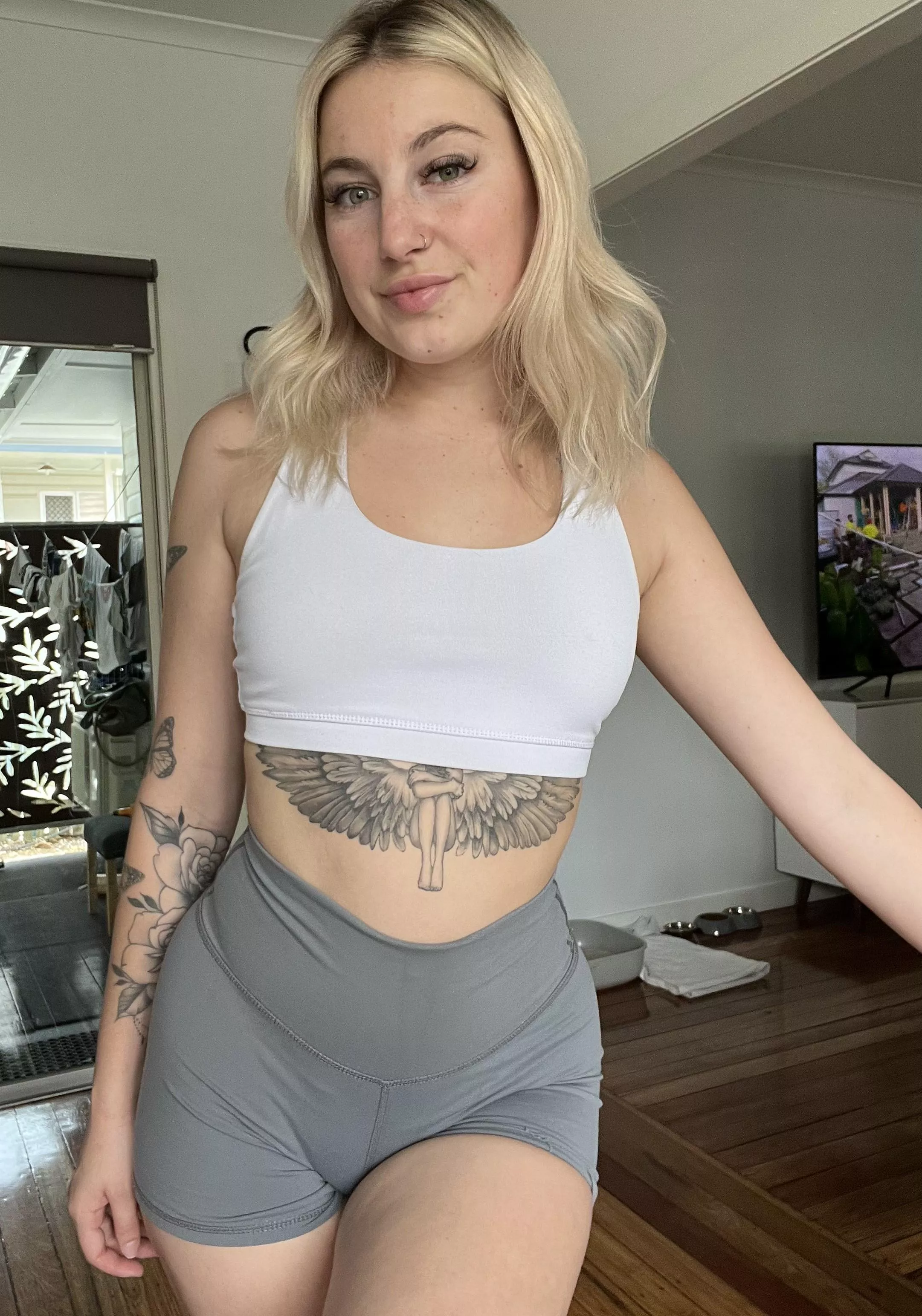 My gym fit is very pretty