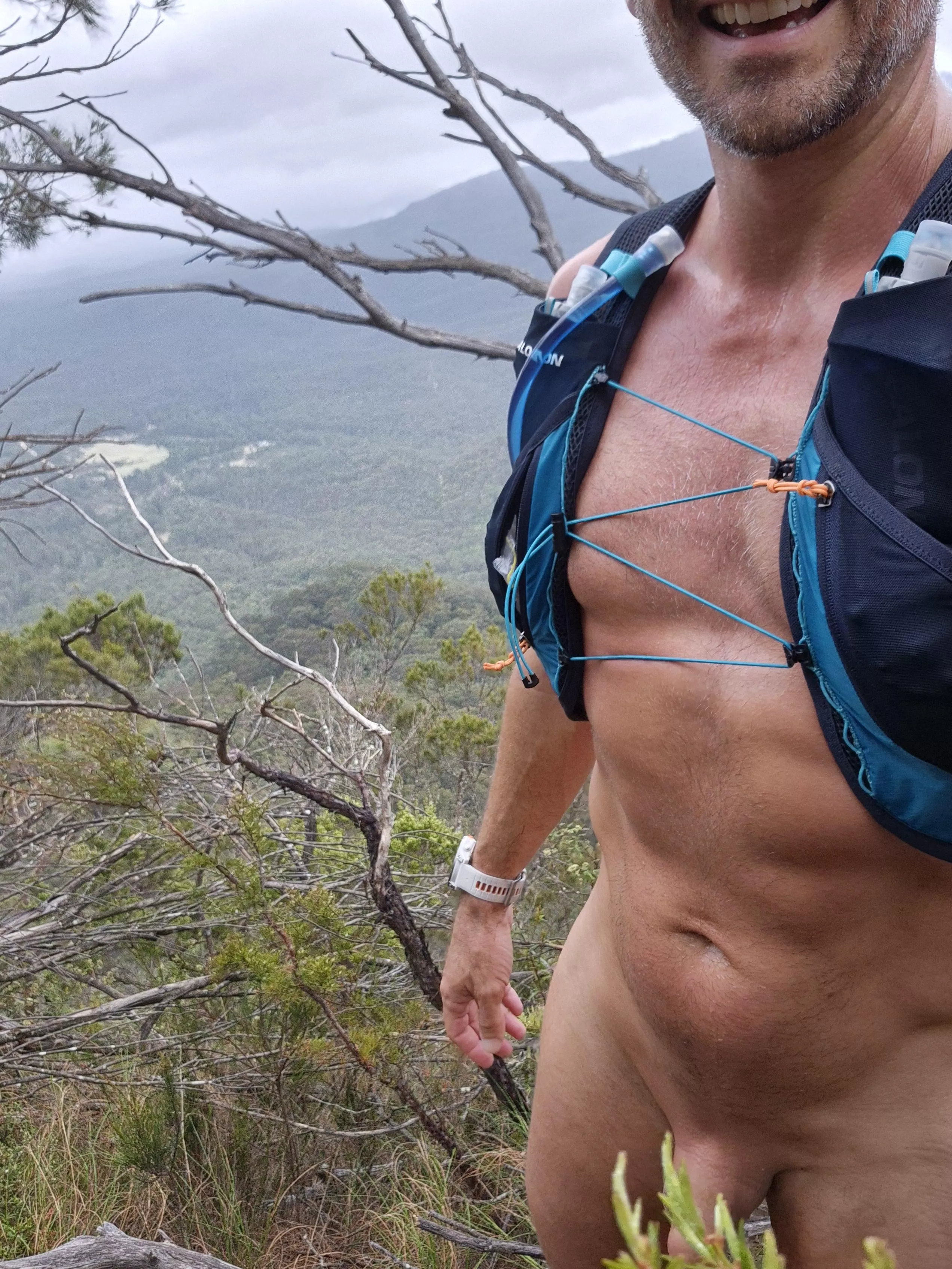 Naked trail running is a joy. Get out there! 