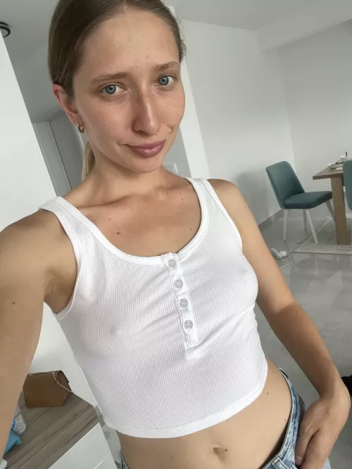 No make up, no bra, no plans for tonight