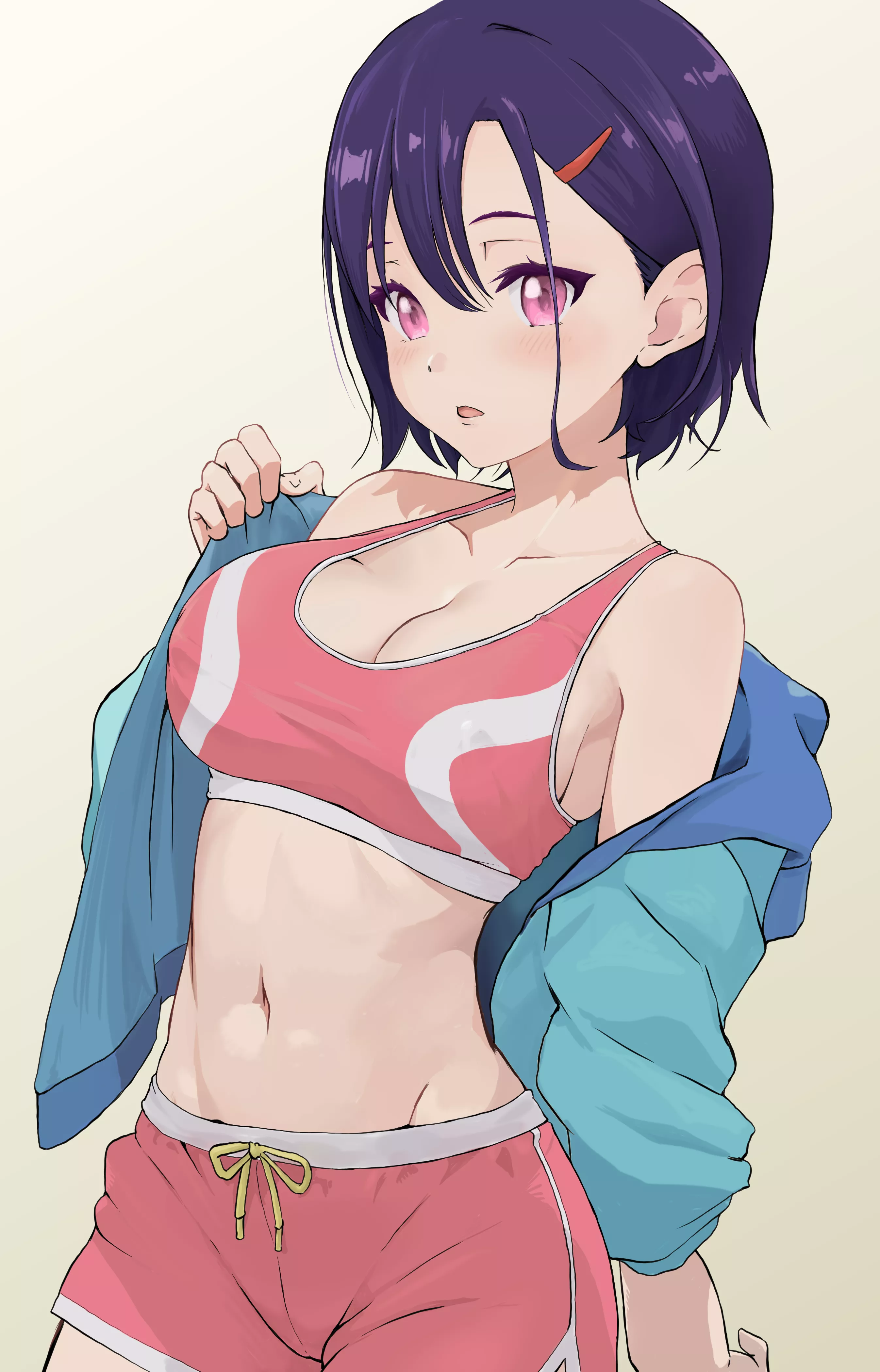Shizuka Ready For Her Workout (Zom 100)