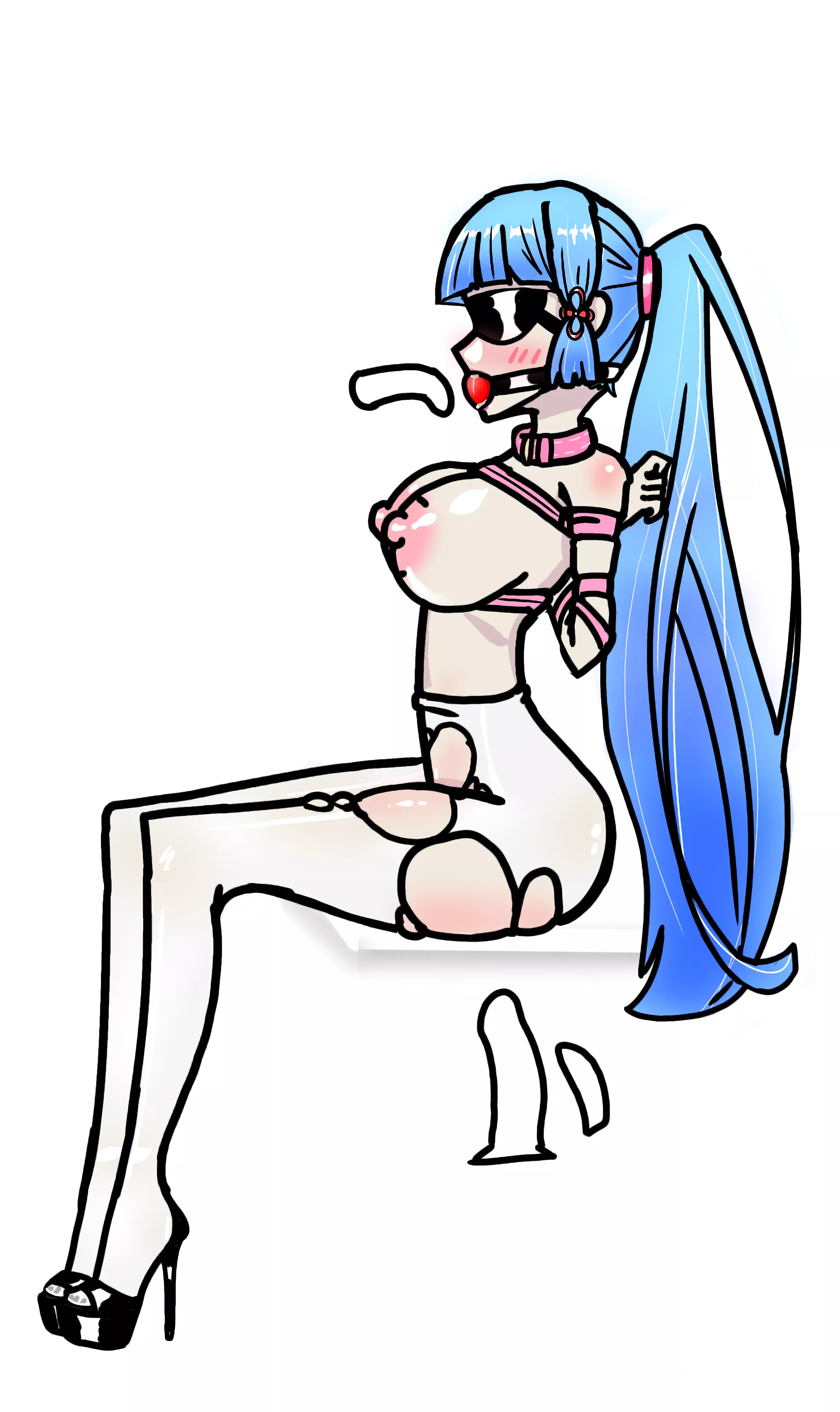 sitting there, waiting to be picked. Ayaka bondage 