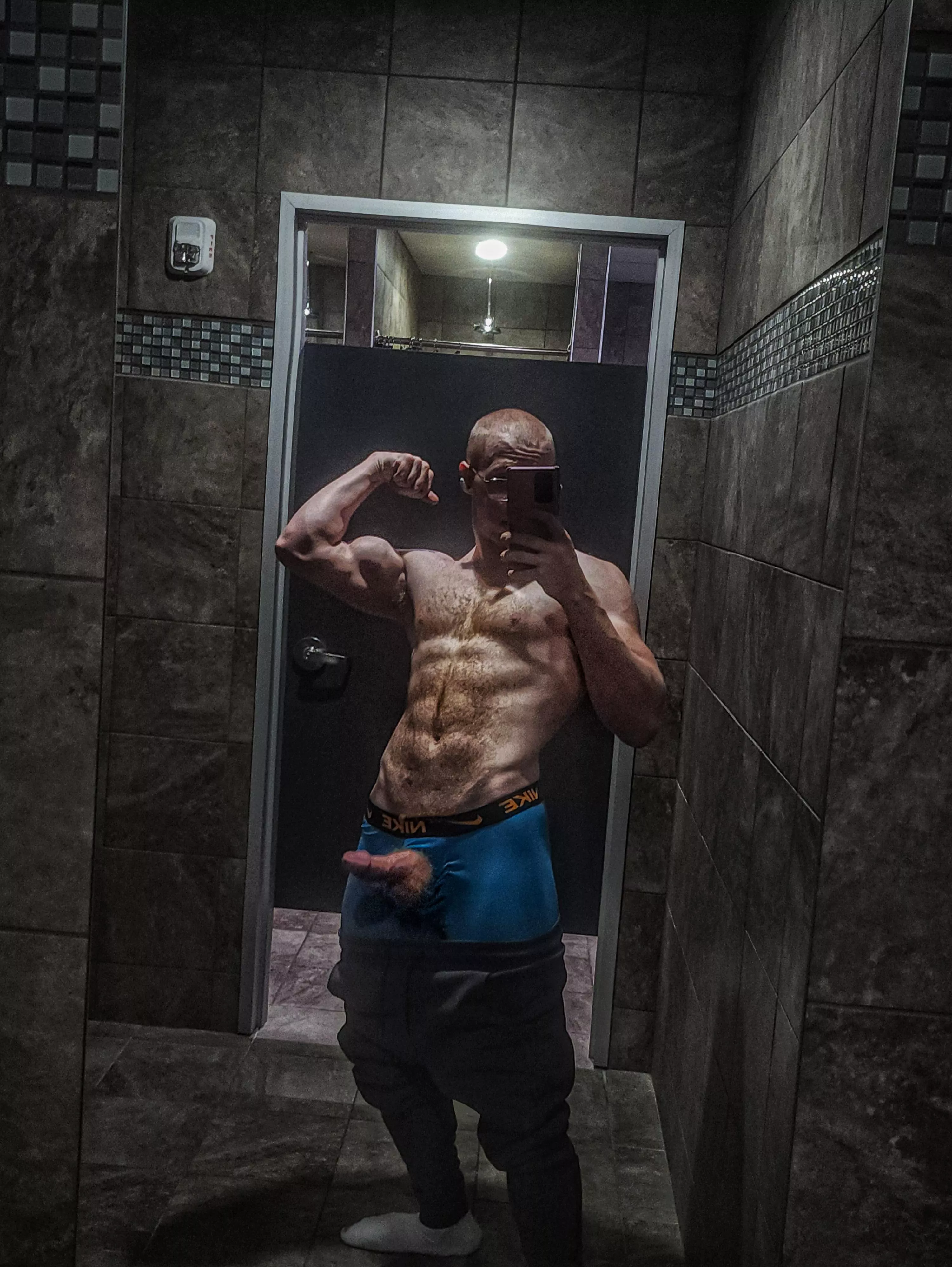 Tell me would you suck it in the gym stall 