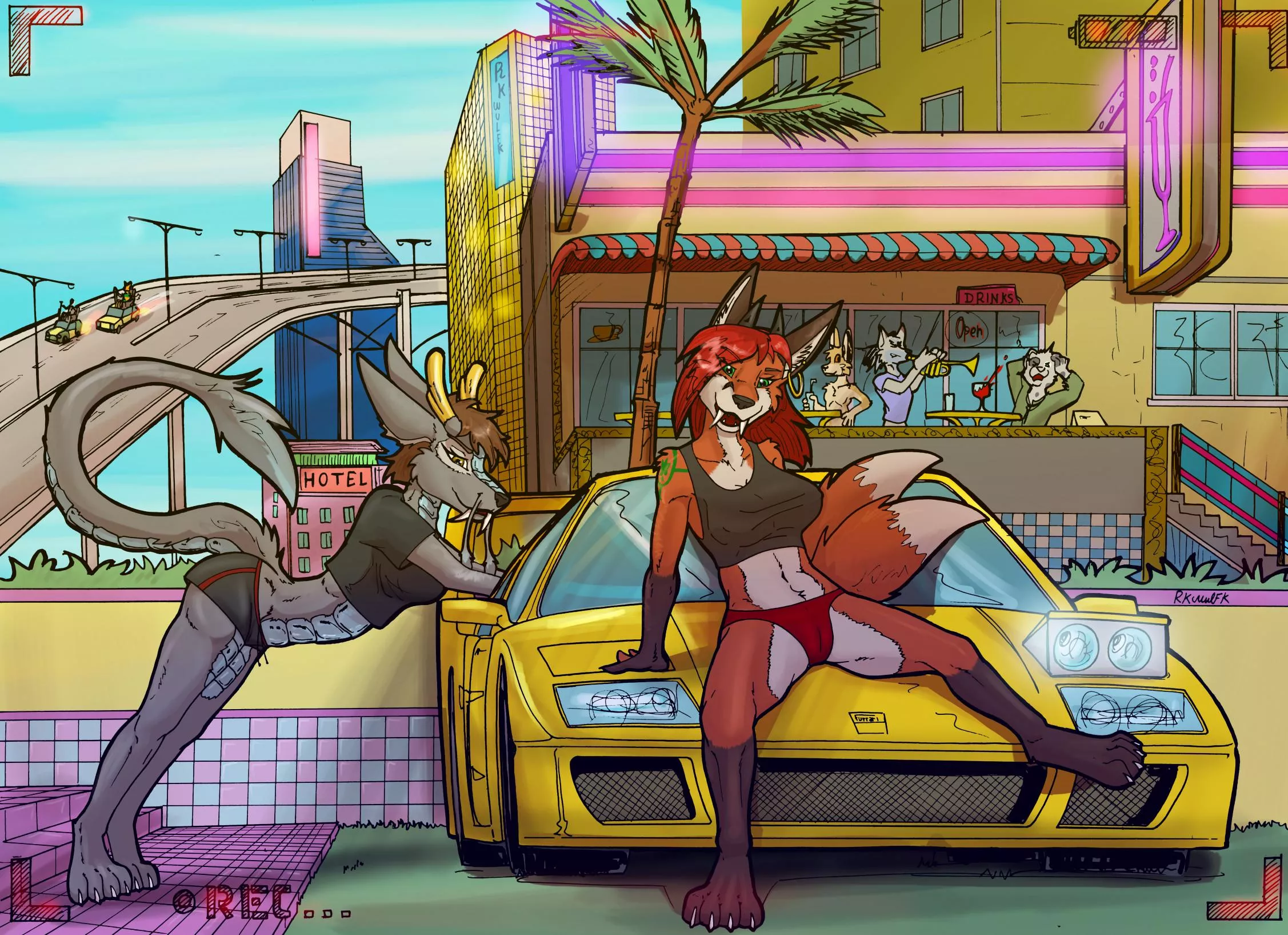 A WeekEnd at the Neon-District[F](rickwulfk)