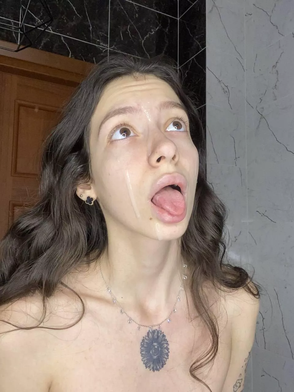 Awaiting mouthwatering sperm every day