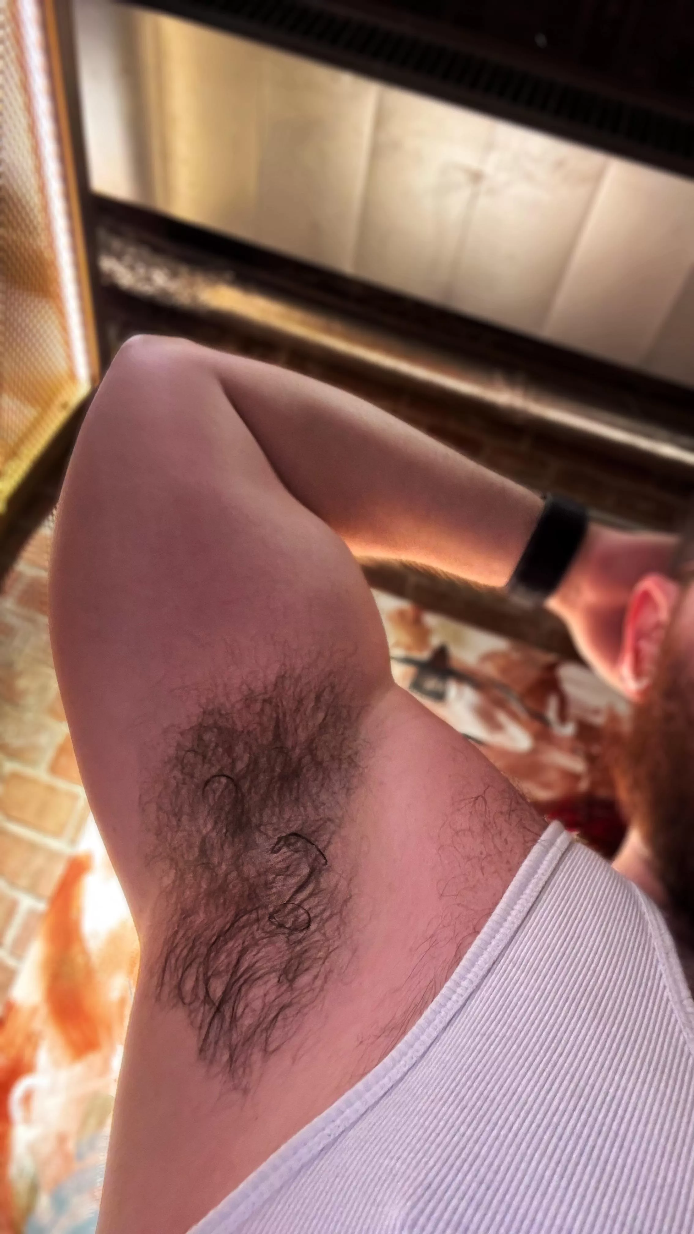 Can you see the sweat?