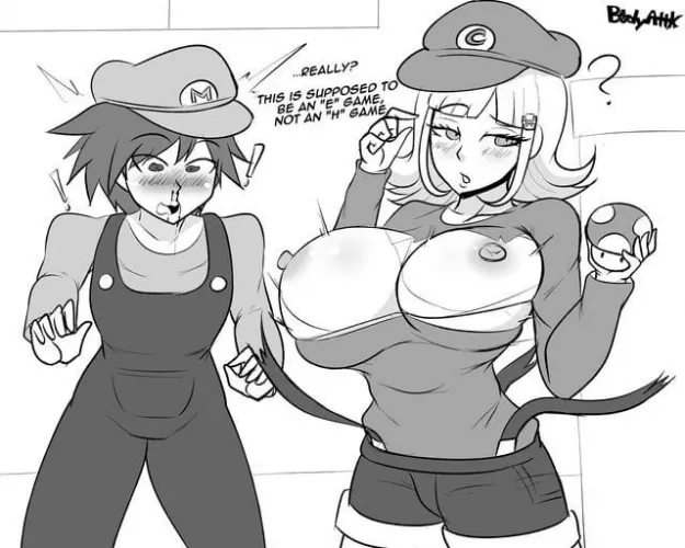 Chiaki in super mario