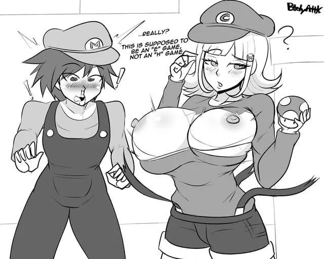 Chiaki in super mario