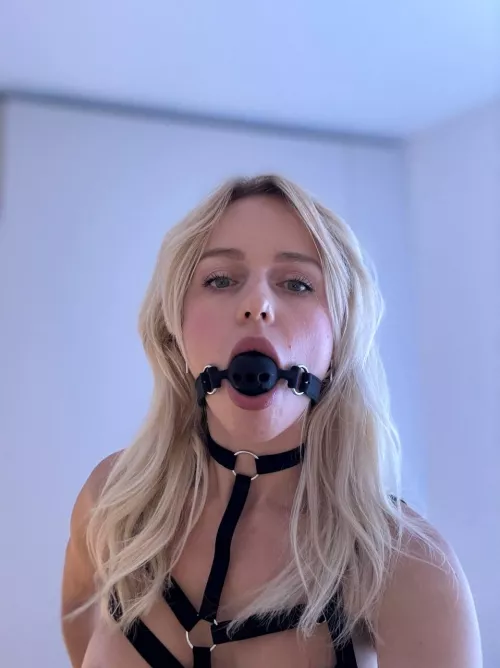 Gagged and waiting, my lord