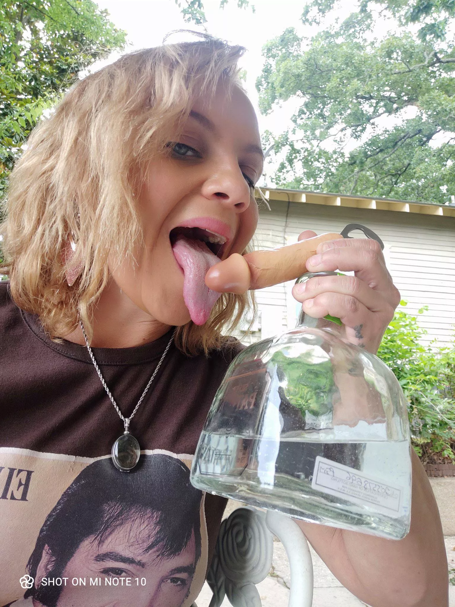 Gauge with her favorite bottle opener