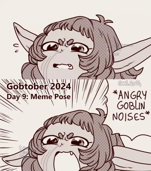 *Goblin noises >:]* (@saa_sart)