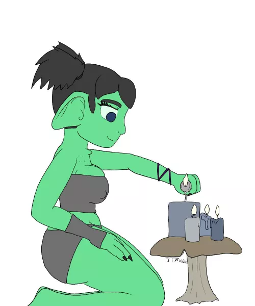 Gobtober 2024 - Day 7 - Goth (by u/strangerthanmidnight)