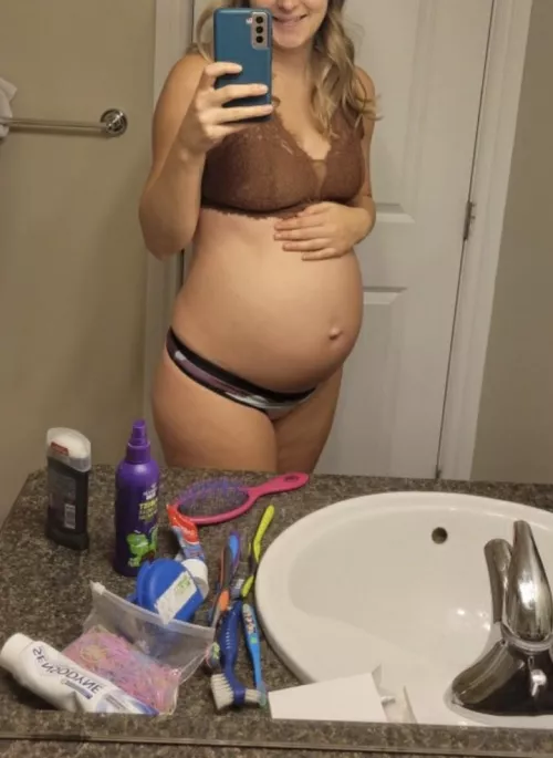 Happy and pregnant!
