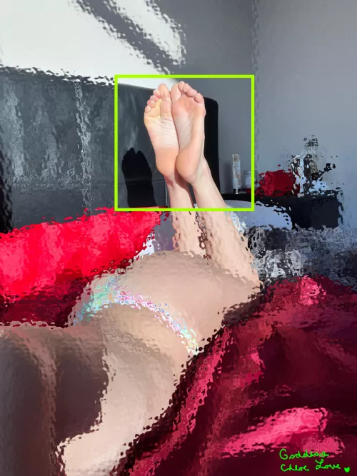 I am going to melt your mind with my powerful feet. Accept it.