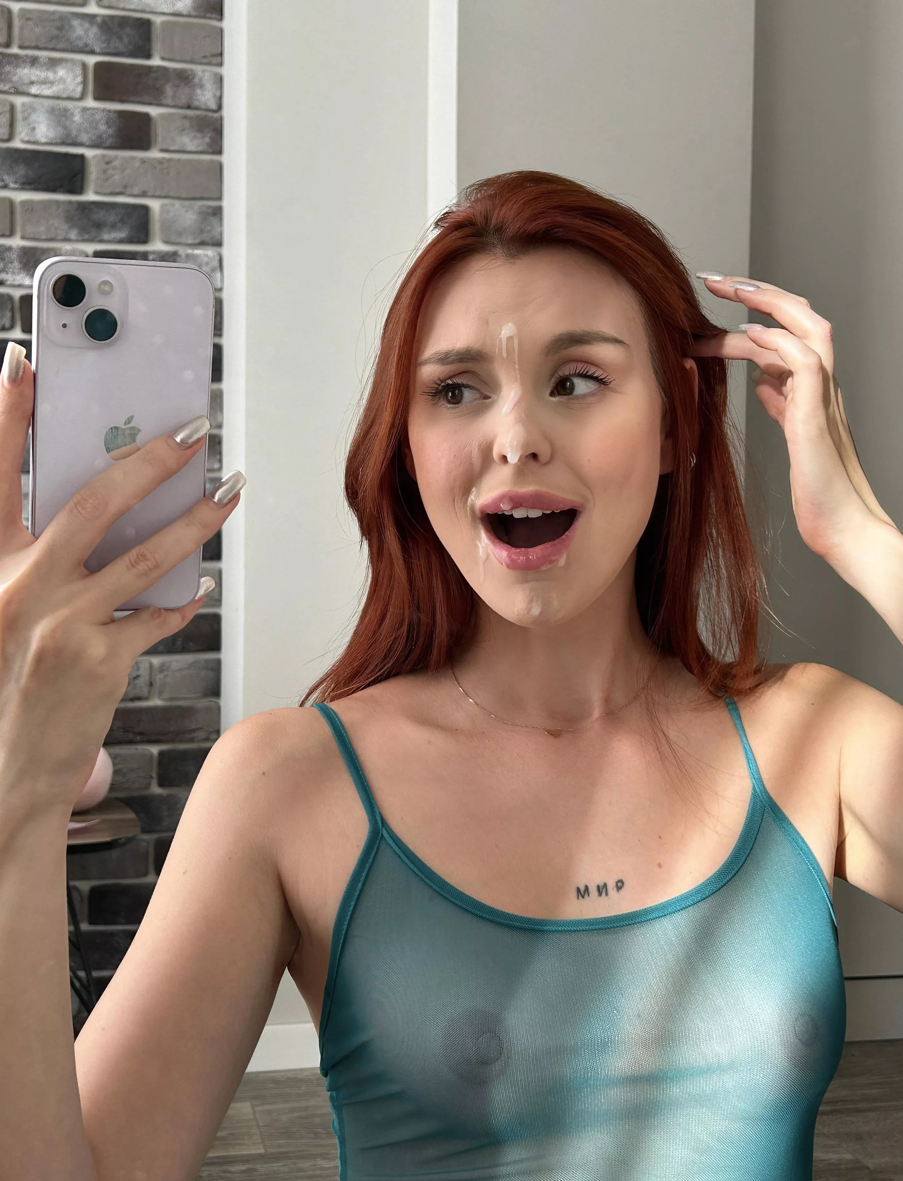 I love getting milky rivers on my face