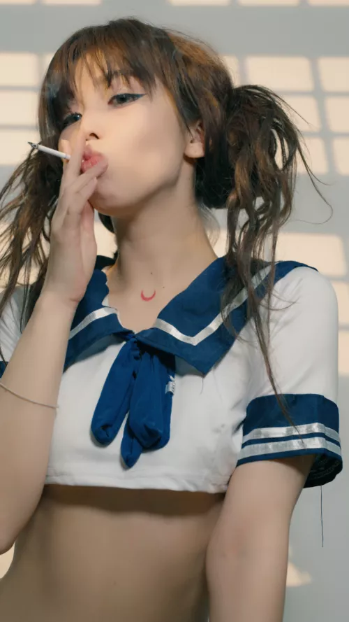 I usually smoke outside, but for some reason it's nicer to smoke in the house