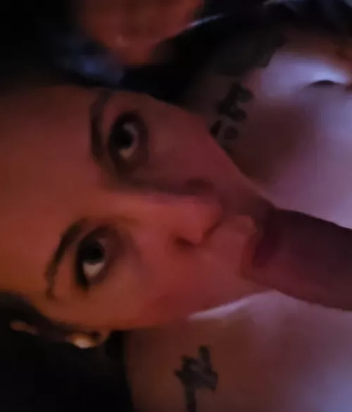 Look into my eyes while I blow you