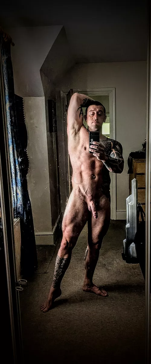 morning light, hitting just right 😉😈💪