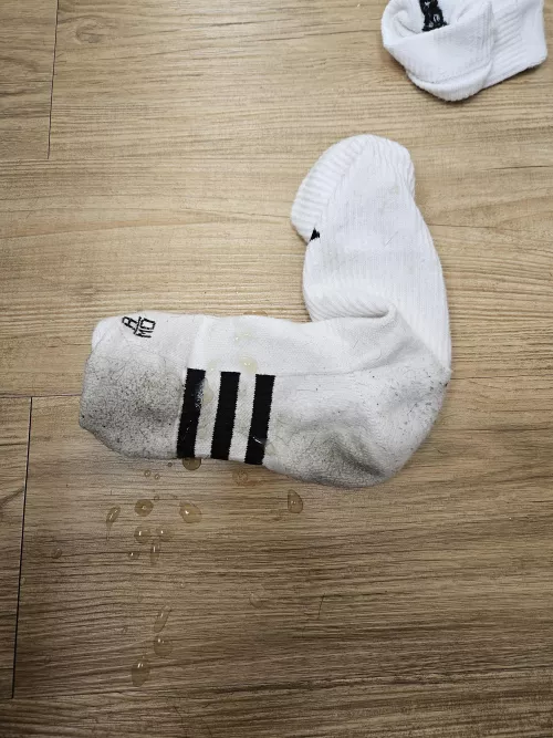 My socks make me cum