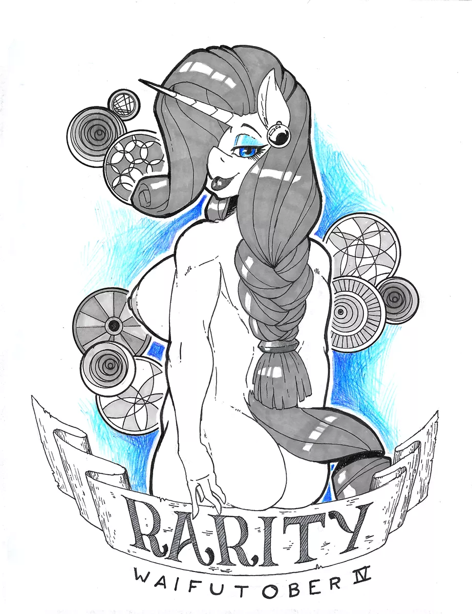 Rarity (Artist:Zwitterkitsune) 