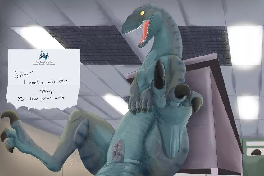 Some velociraptor instincts can't be contained