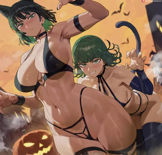 Tatsumaki Fubuki Halloween (Shexyo) 