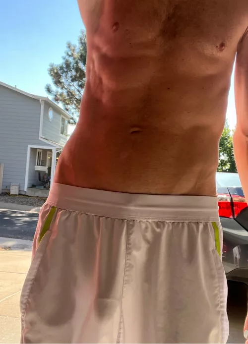 The gas station guy told me my shorts are see-through. LMAO. He said he had no complaints though.