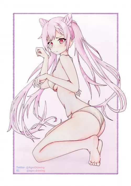 Tried to draw Keqing by myself