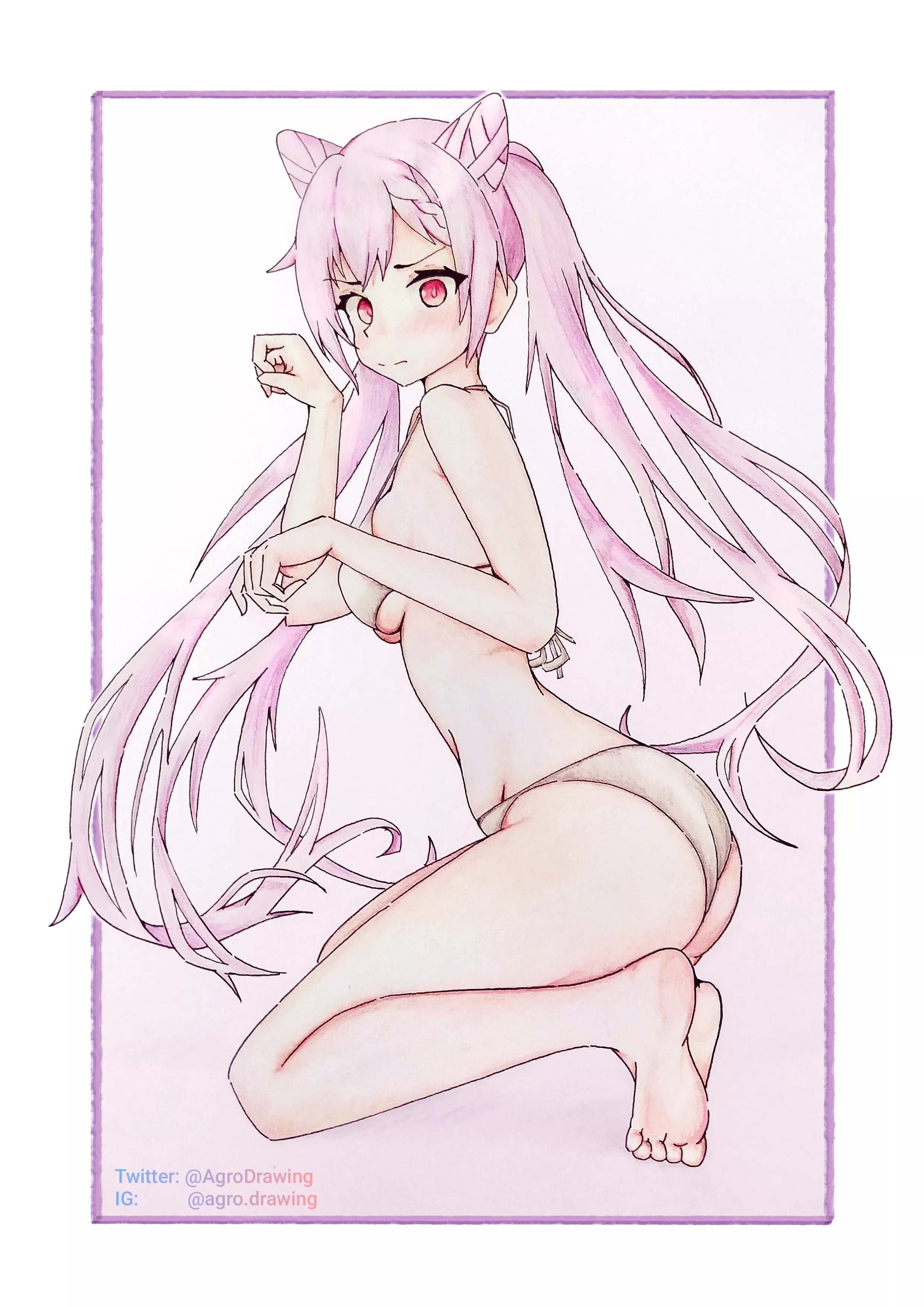 Tried to draw Keqing by myself