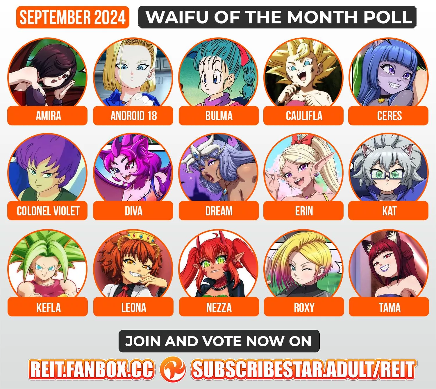 Waifu of the Month - Poll