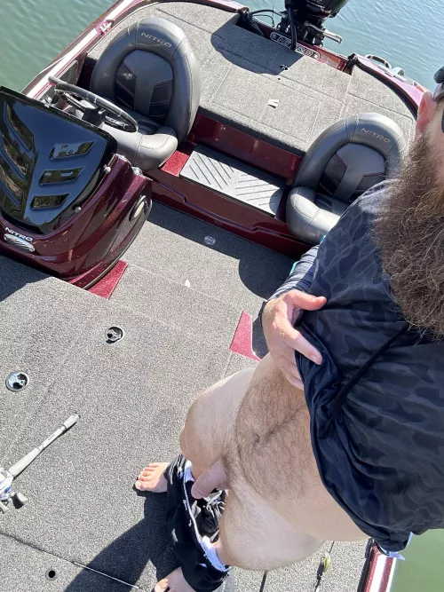 (33) Come fish with dad! 