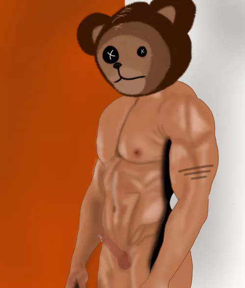 Bear head - Digital art - by Me