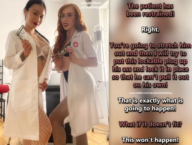 Before the nurses go to work, they discuss what needs to be done