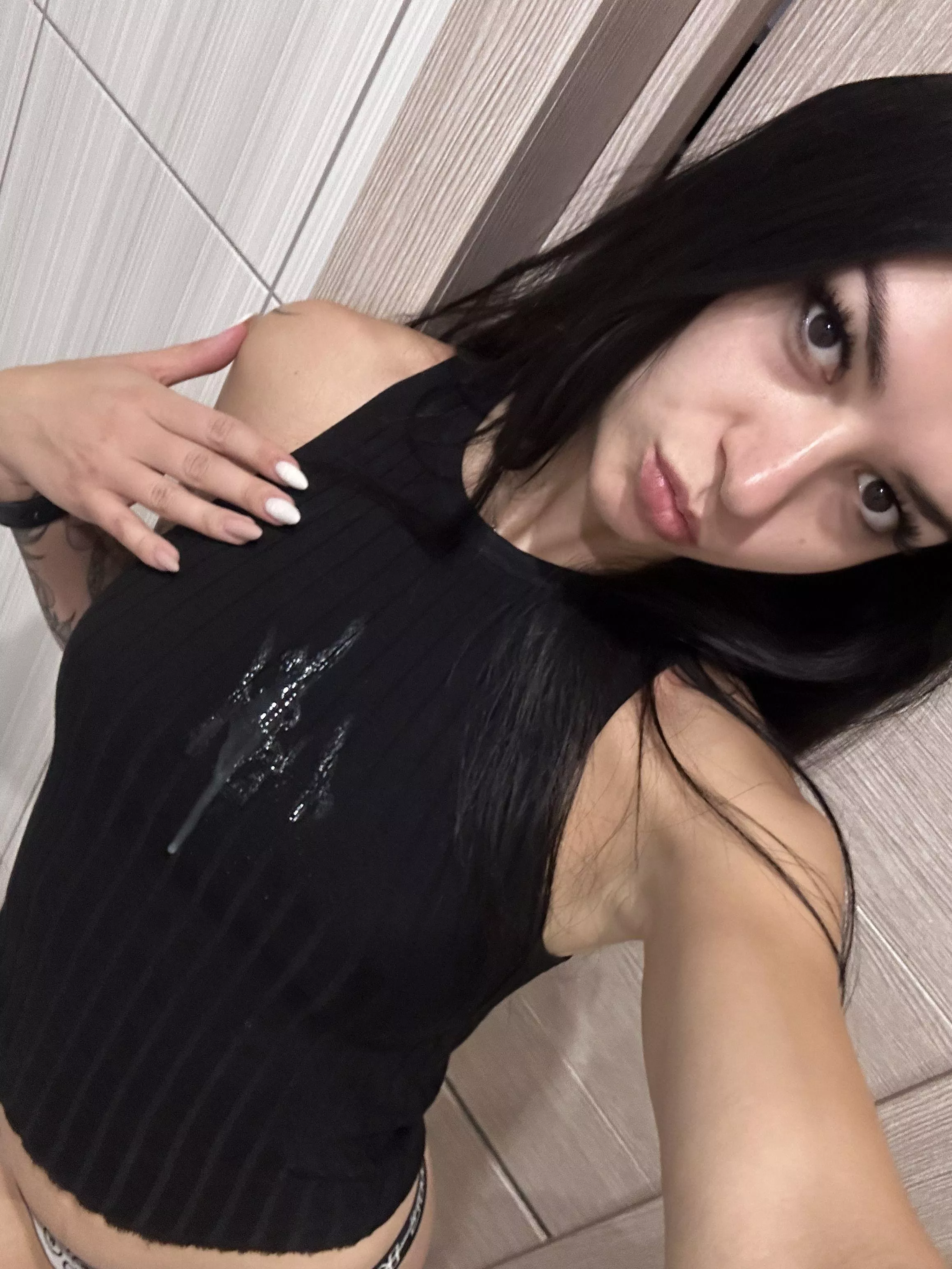 Cum on my clothes makes them even more tempting