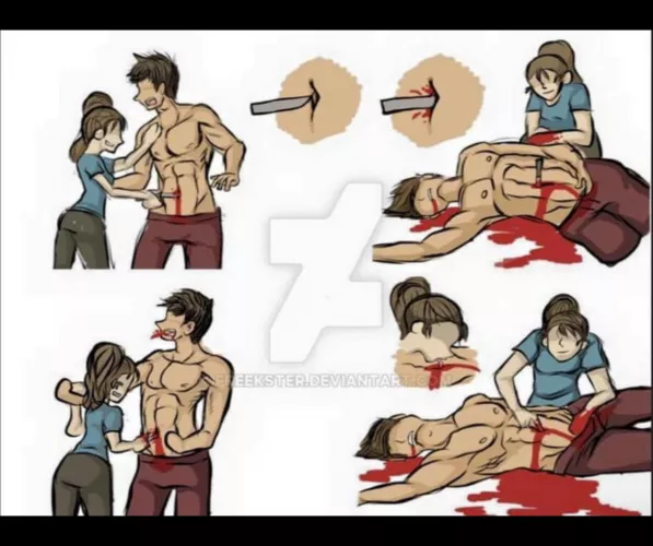 Deep in His Belly Button