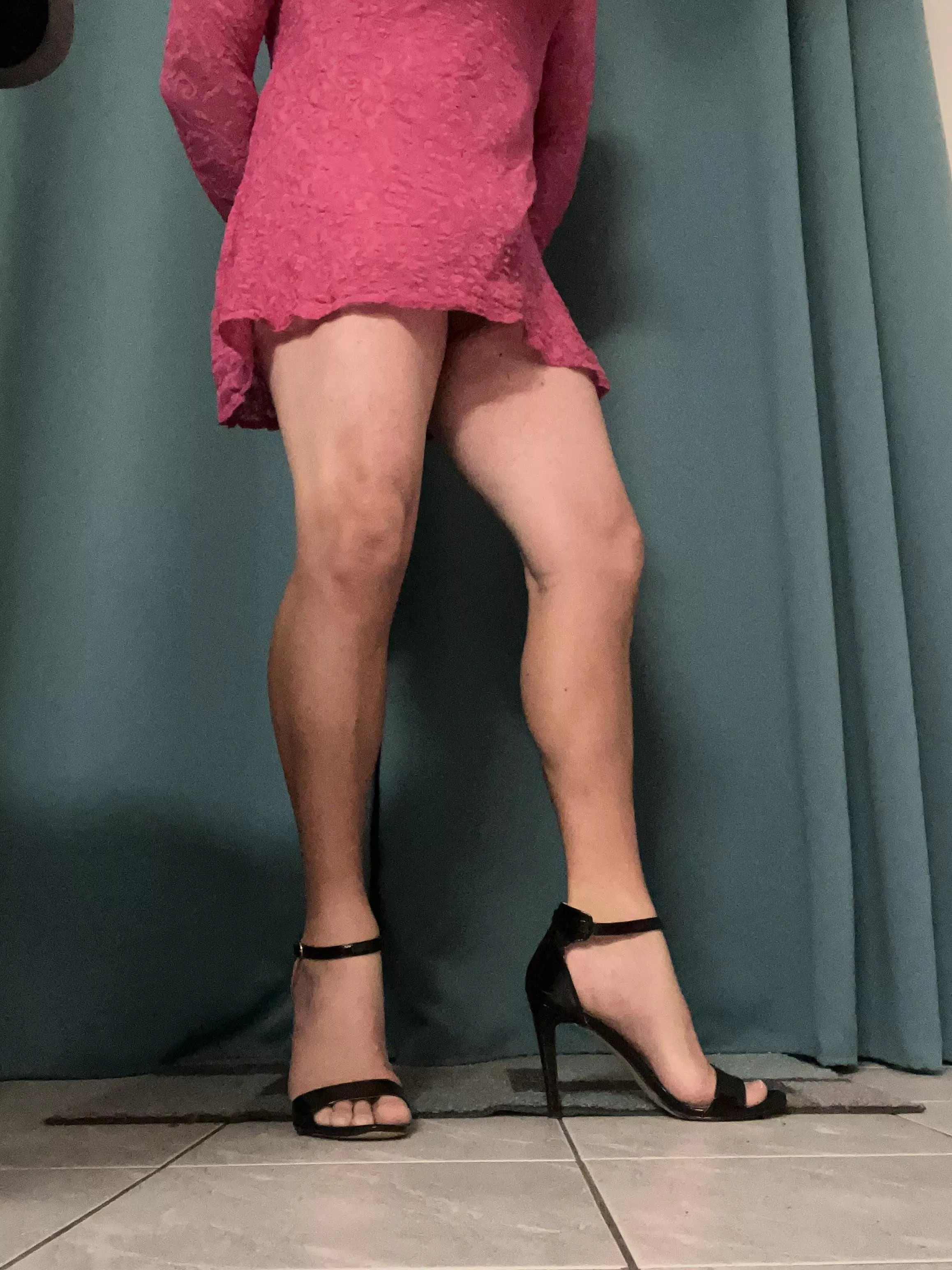 Enjoying my new legs